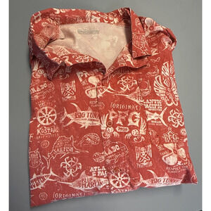 Columbia Men's XL PFG Trollers Best Vented Nautical Shirt, 3080